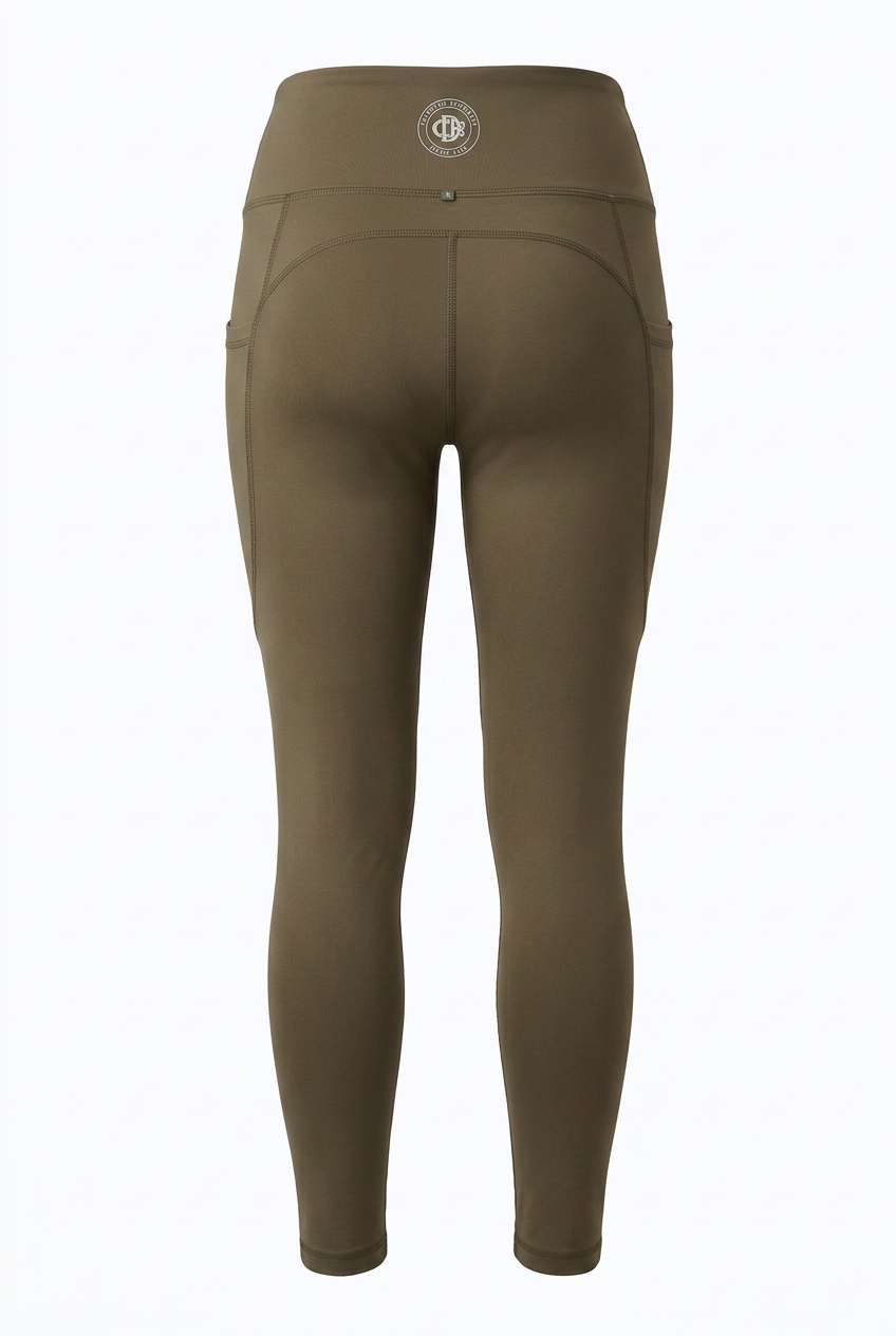 CDR Army Green Two-Piece Performance Yoga Set
