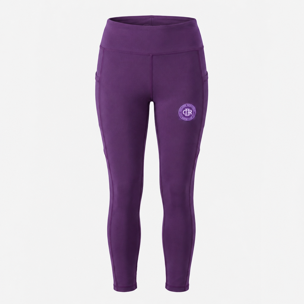 CDR Deep Purple Two-Piece Performance Racer Back Yoga Set with Lavender logo!