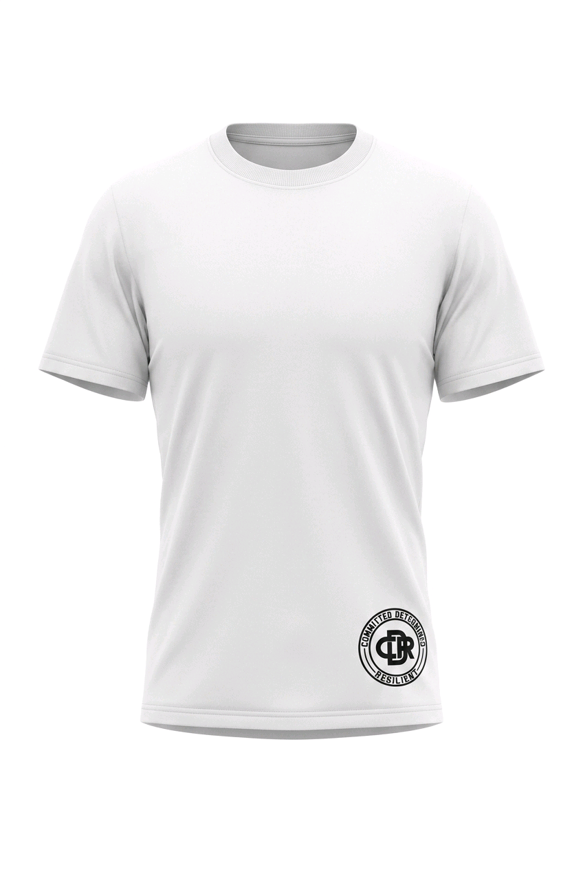 CDR 3D Puff Print Box T-Shirt (BLACK LOGO)
