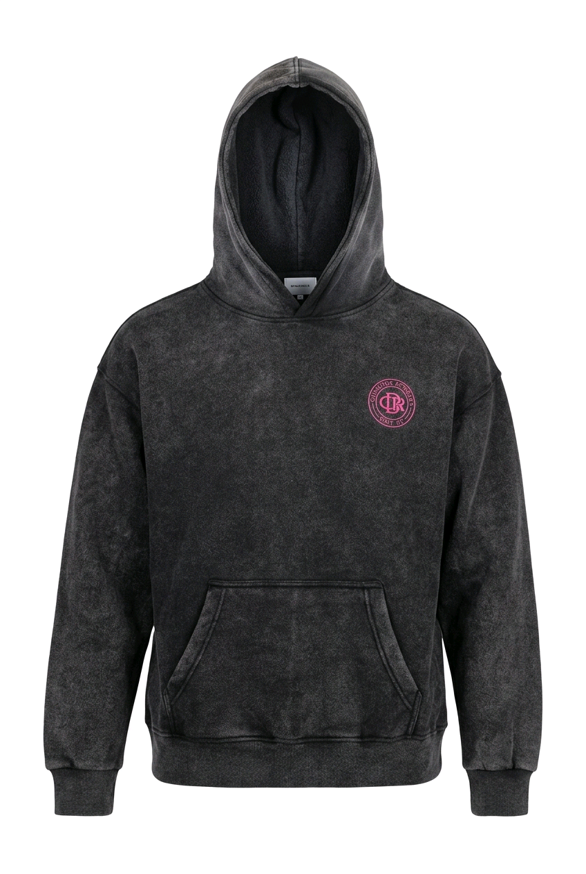 CDR Oversized Sun‑Dried Hoodie "Dark Gray"