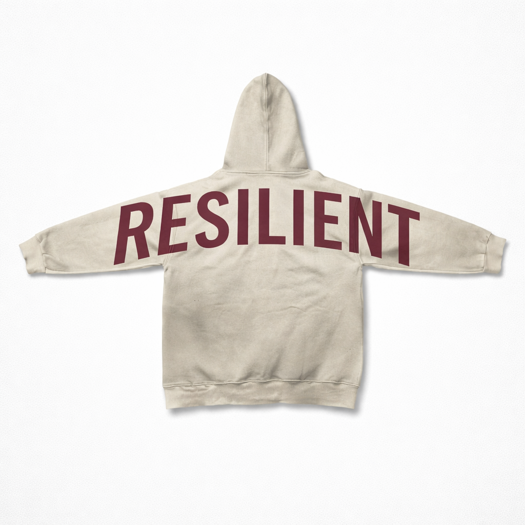 CDR Oversized Sun‑Dried Hoodie "Battered Beige"