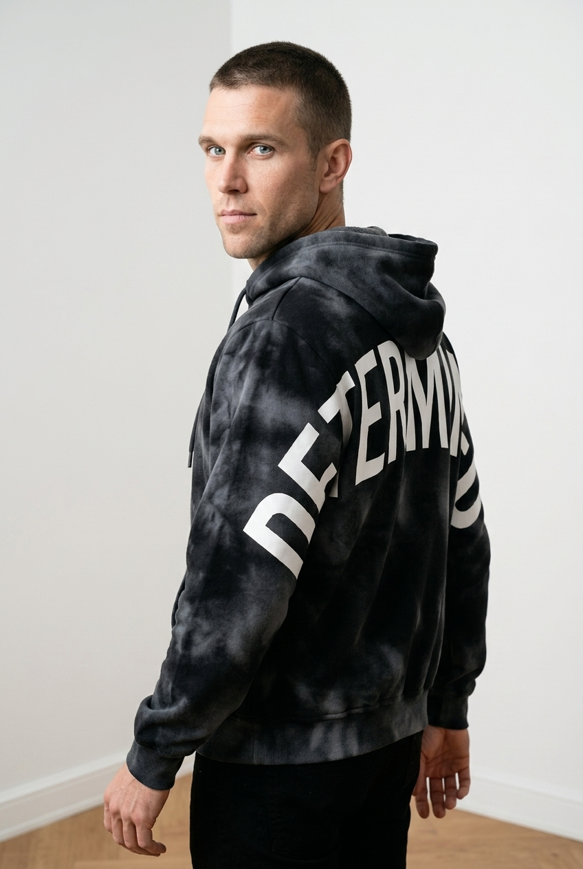 CDR Oversized Sun‑Dried Hoodie "Black"