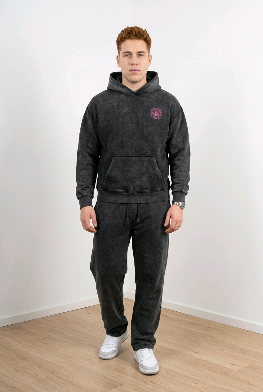CDR Oversized Sun‑Dried Hoodie "Dark Gray"