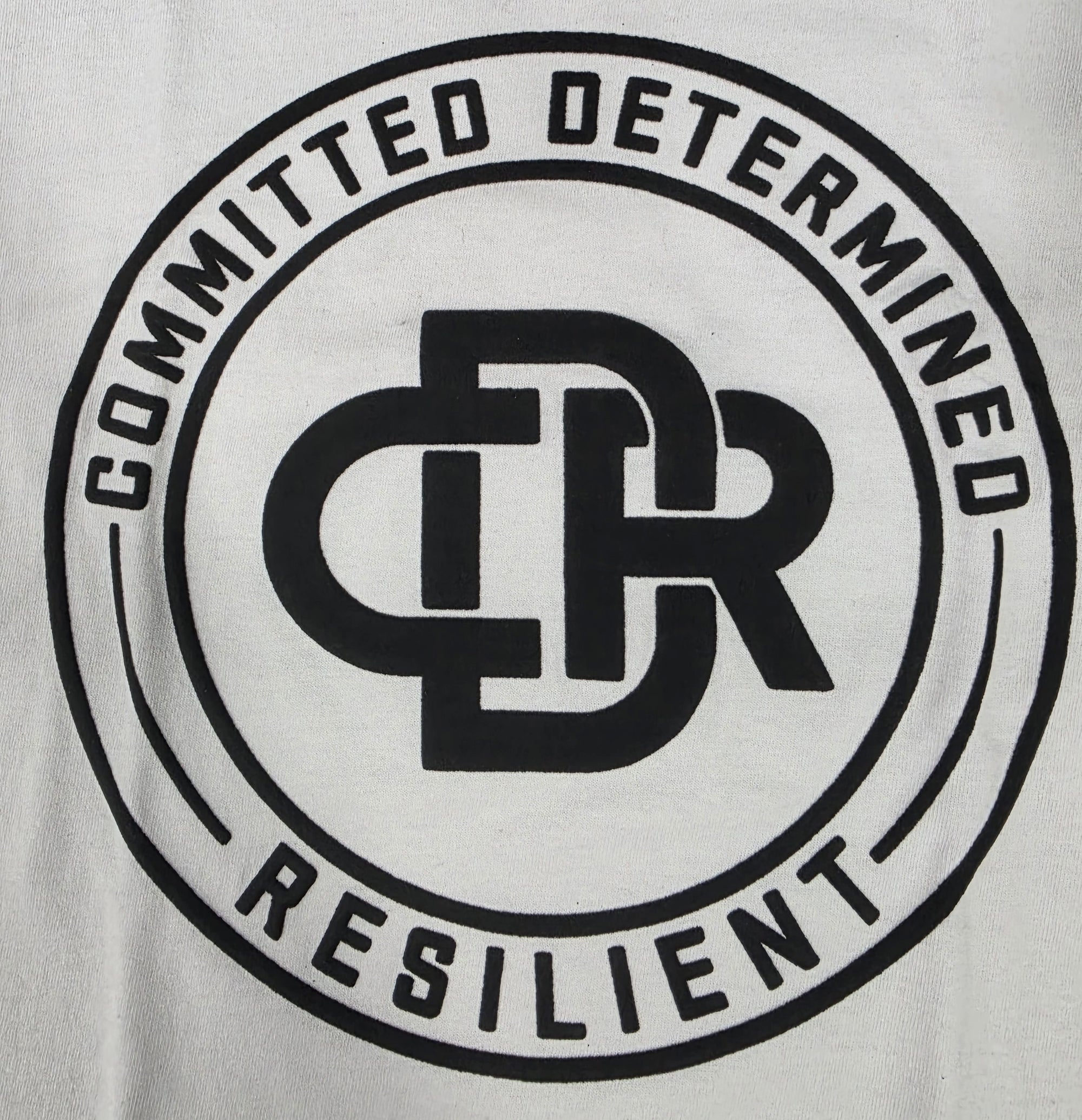 CDR 3D Short Sleeve T-Shirt (BLACK LOGO)