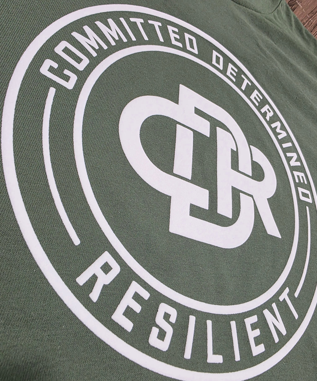 CDR 3D Short Sleeve T-Shirt (WHITE LOGO)