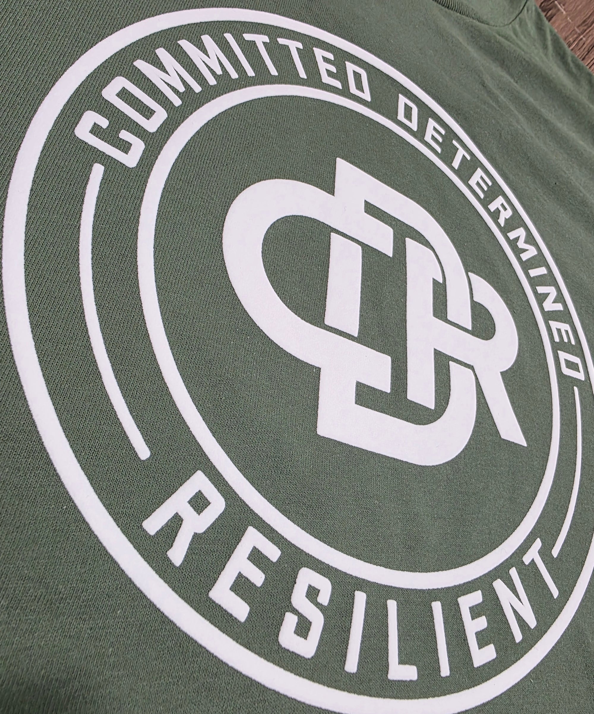 CDR 3D Short Sleeve T-Shirt (WHITE LOGO)