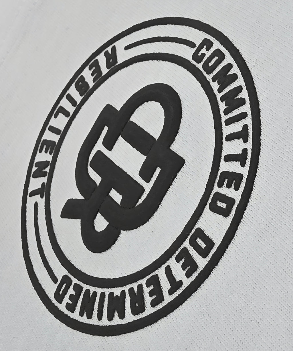 CDR 3D Puff Print Box T-Shirt (BLACK LOGO)