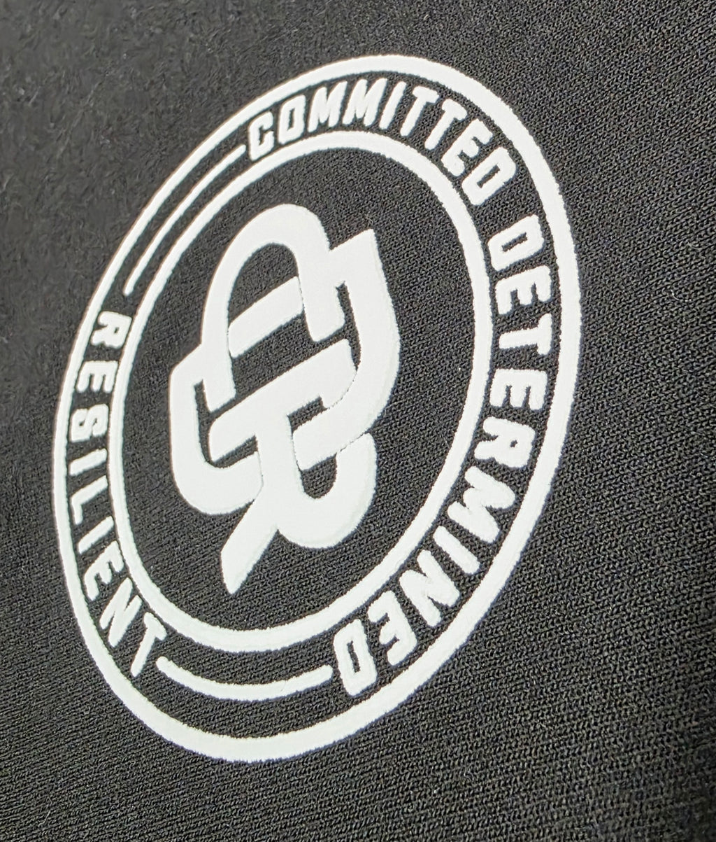CDR 3D Puff Print Box T-Shirt  (WHITE LOGO)