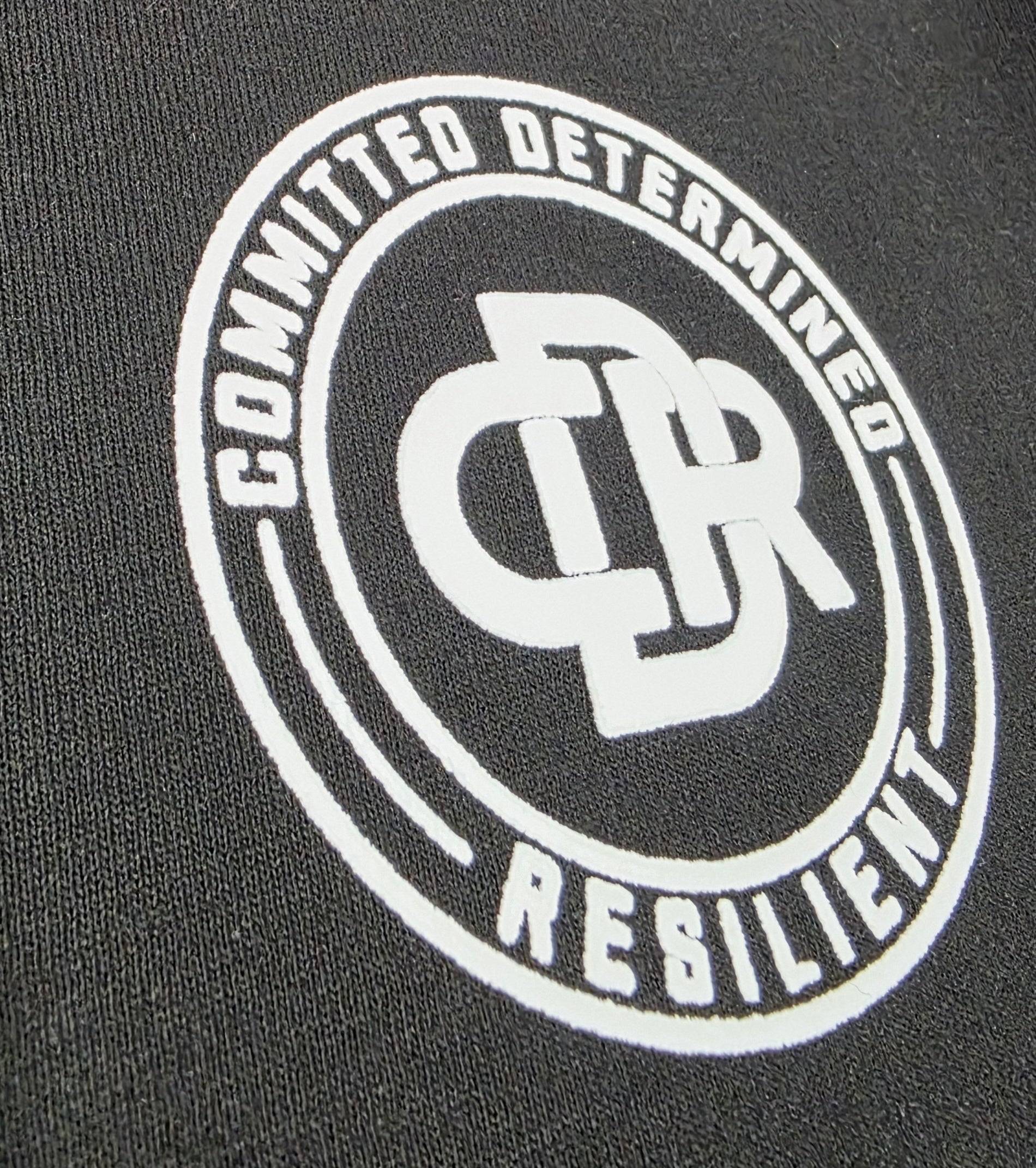 CDR 3D Puff Print Box T-Shirt  (WHITE LOGO)