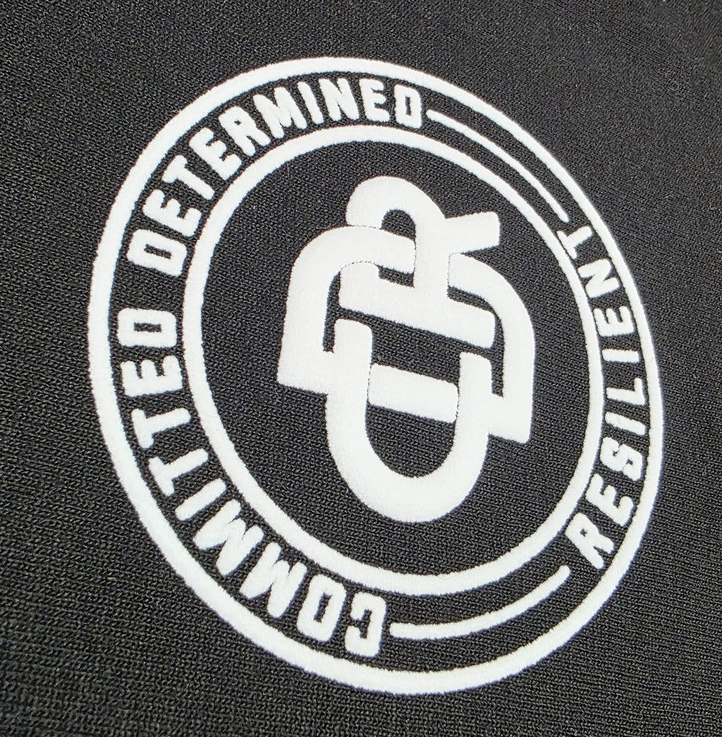 CDR 3D Puff Print Box T-Shirt  (WHITE LOGO)