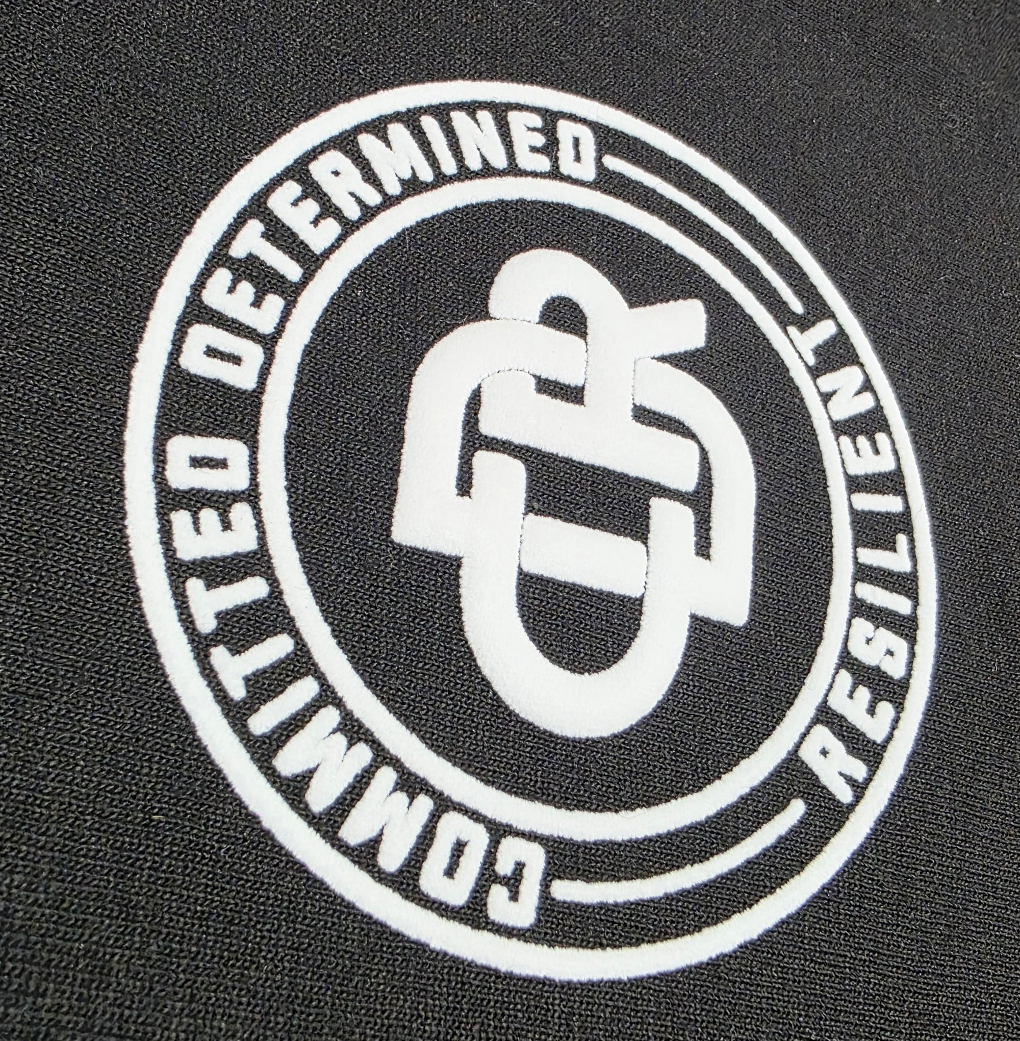 CDR 3D Puff Print Box T-Shirt  (WHITE LOGO)