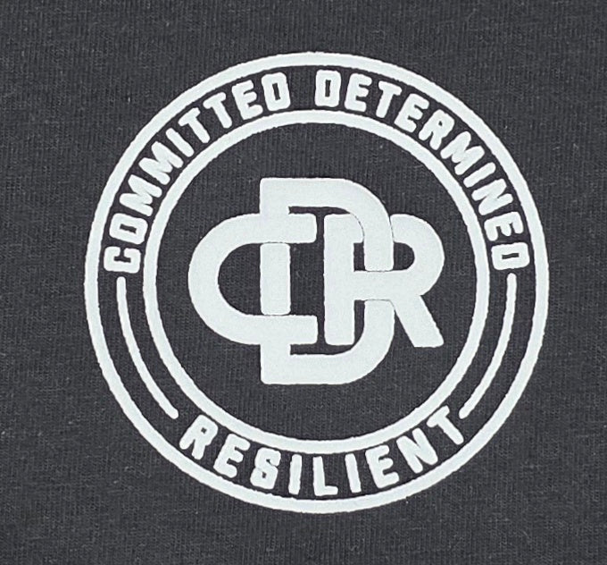 CDR 3D Puff Print Box T-Shirt  (WHITE LOGO)