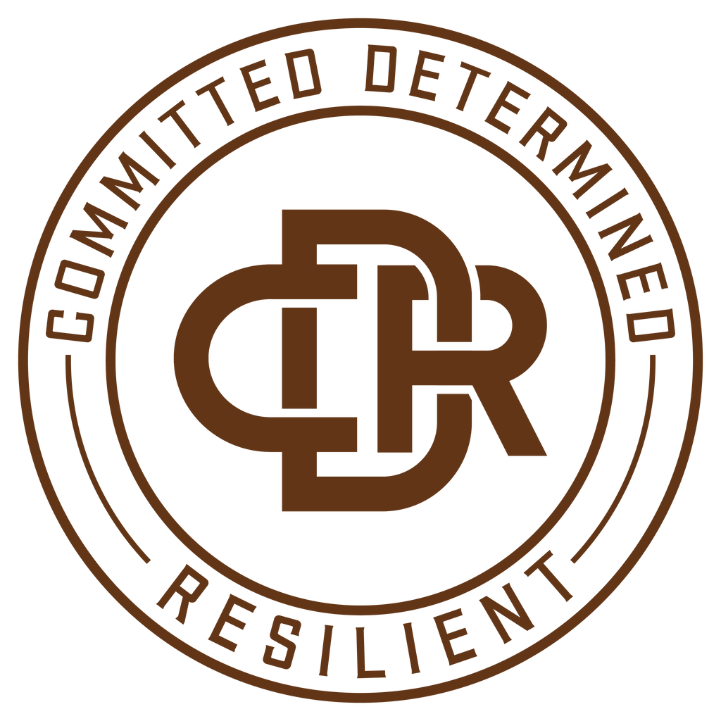 CDR 2D Short Sleeve T-Shirt (CHOCOLATE BROWN LOGO)