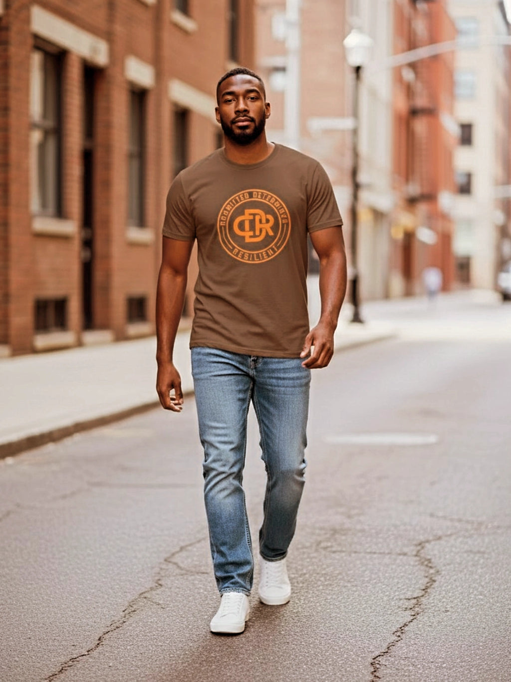 CDR 2D Short Sleeve T-Shirt (ORANGE LOGO)
