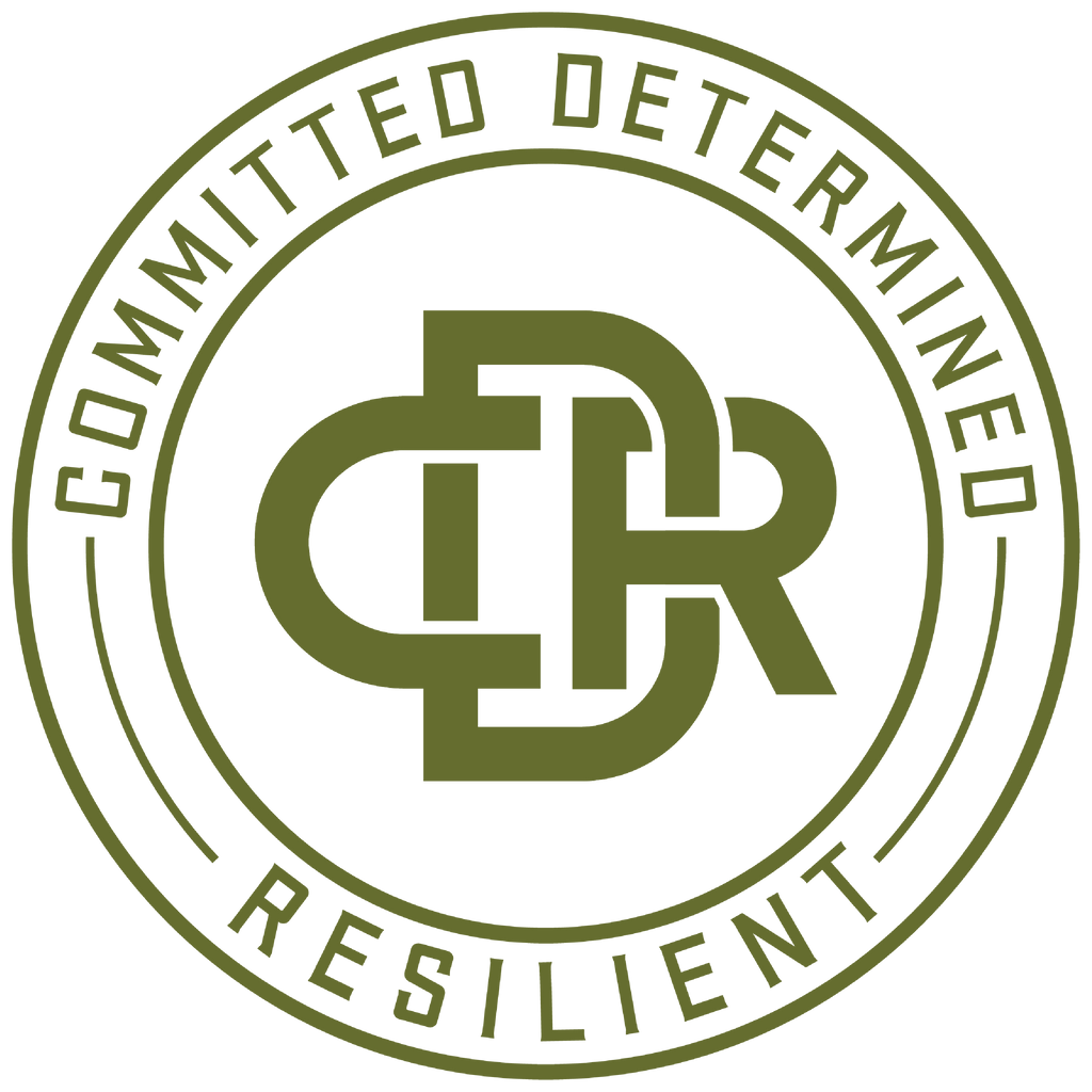 CDR 2D Short Sleeve T-Shirt (ARMY GREEN LOGO)