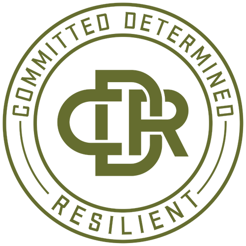 CDR 2D Short Sleeve T-Shirt (ARMY GREEN LOGO)