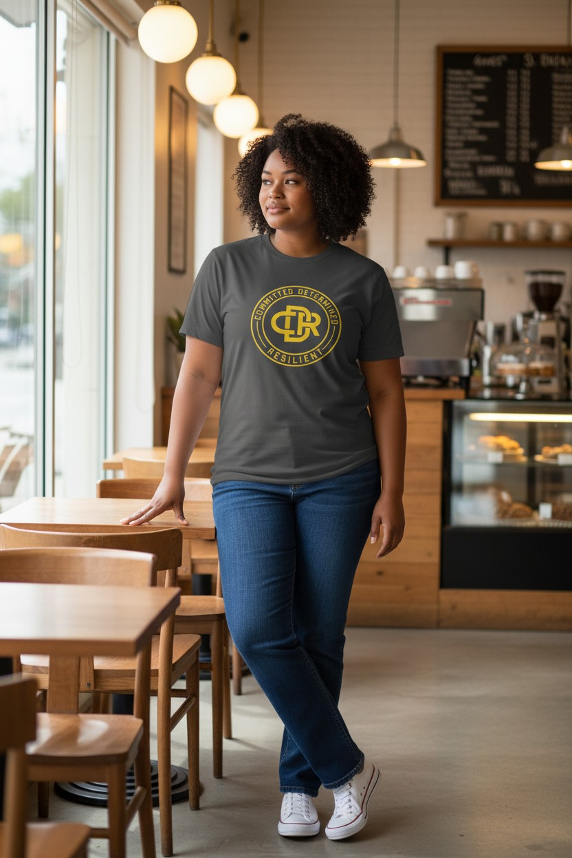 CDR 2D Short Sleeve T-Shirt (GOLD LOGO)