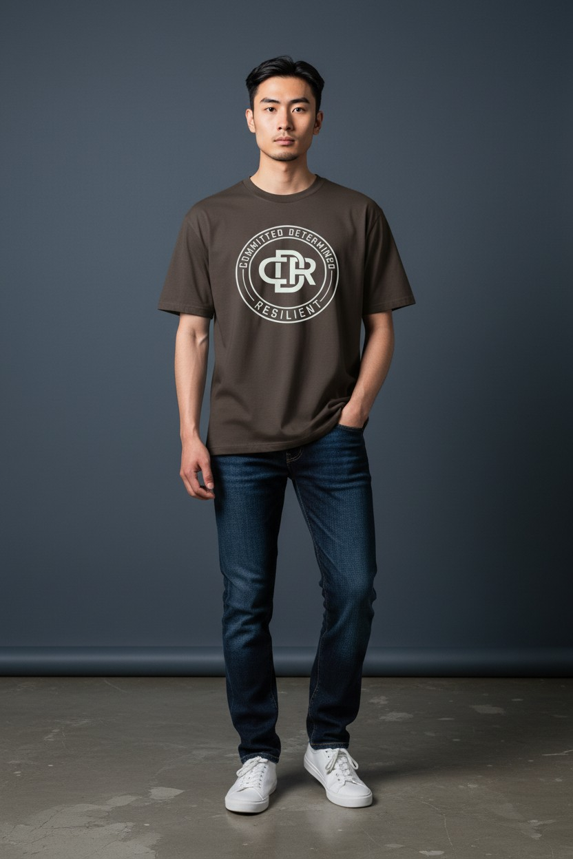 CDR 2D Short Sleeve T-Shirt (BEIGE LOGO)
