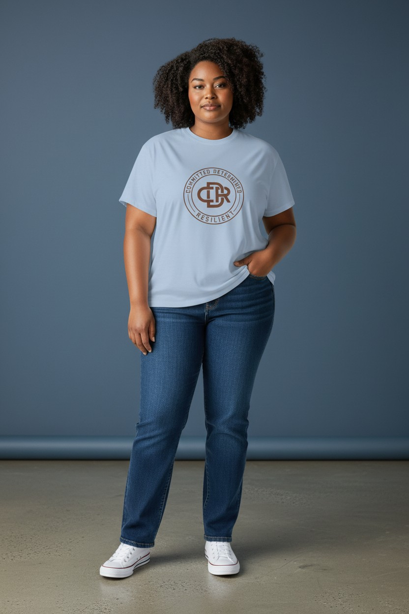 CDR 2D Short Sleeve T-Shirt (CHOCOLATE BROWN LOGO)