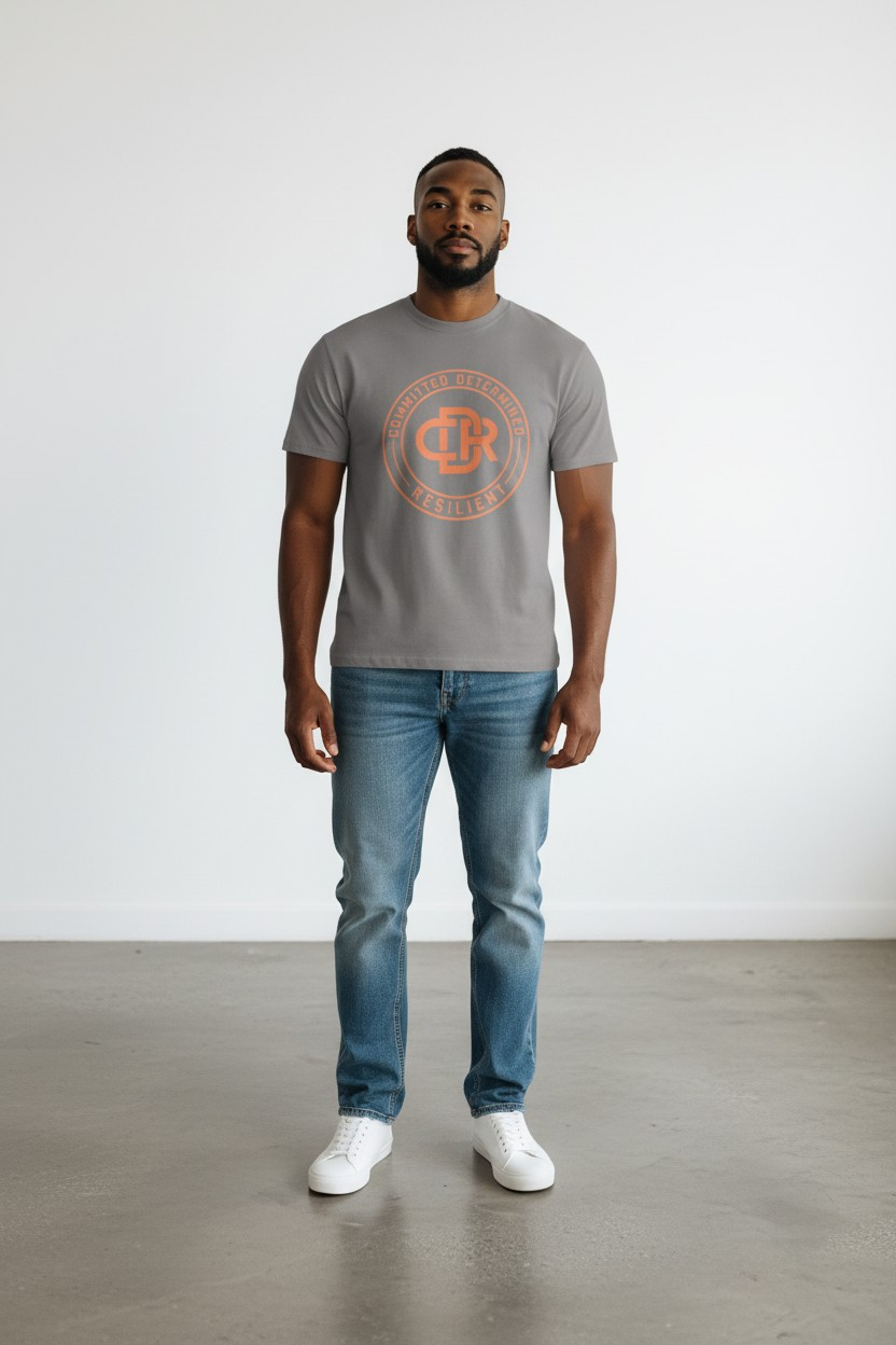 CDR 2D Short Sleeve T-Shirt (CORAL LOGO)