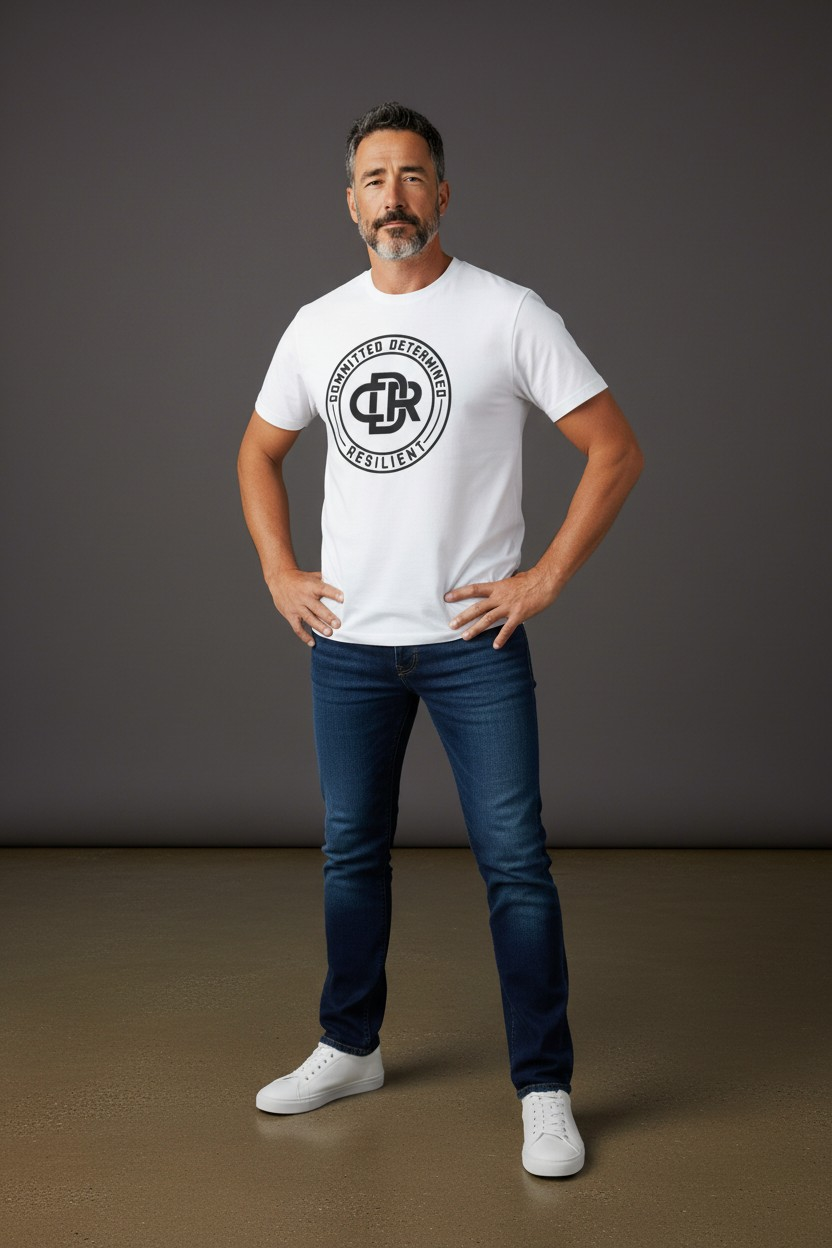 CDR 3D Short Sleeve T-Shirt (BLACK LOGO)
