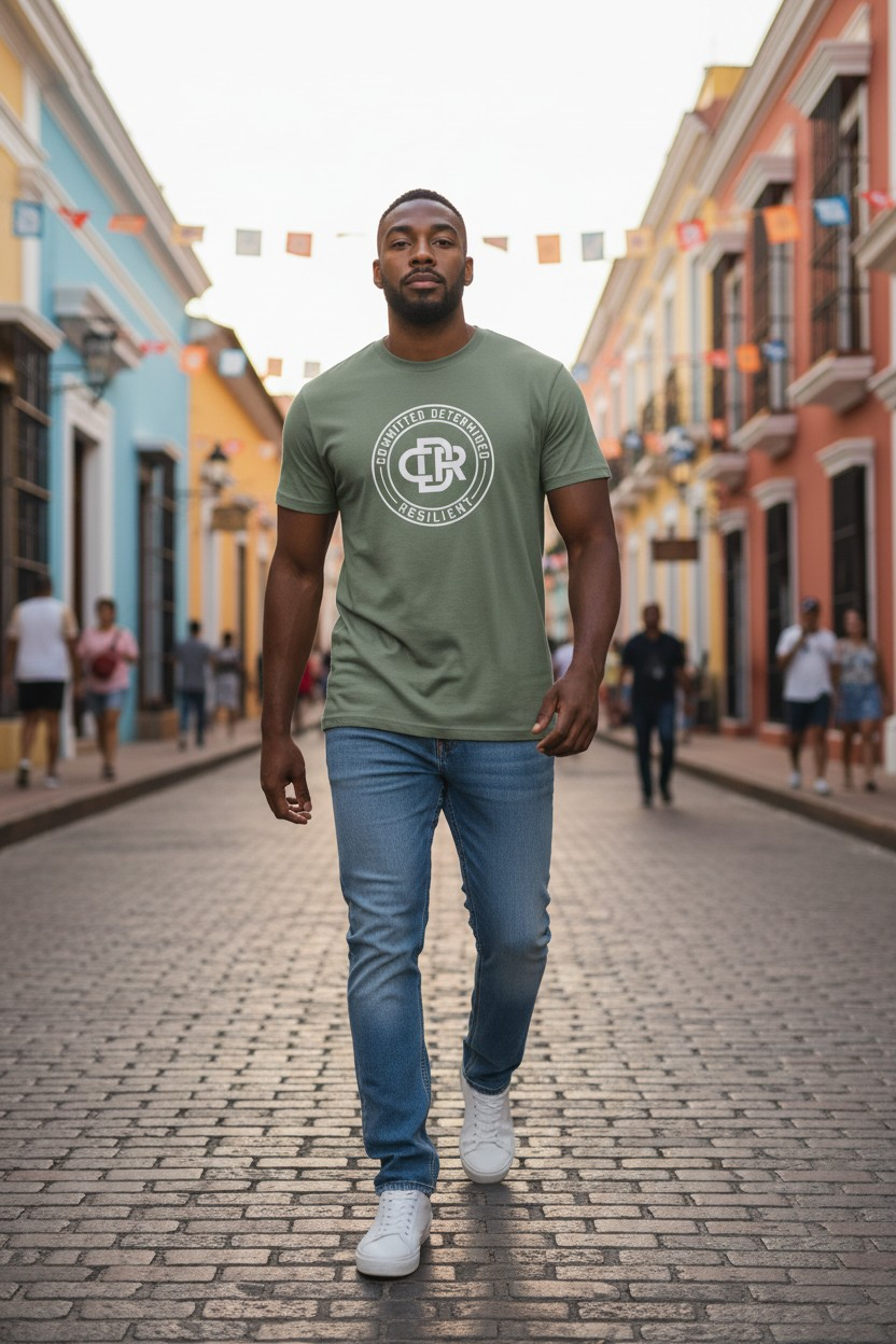 CDR 3D Short Sleeve T-Shirt (WHITE LOGO)