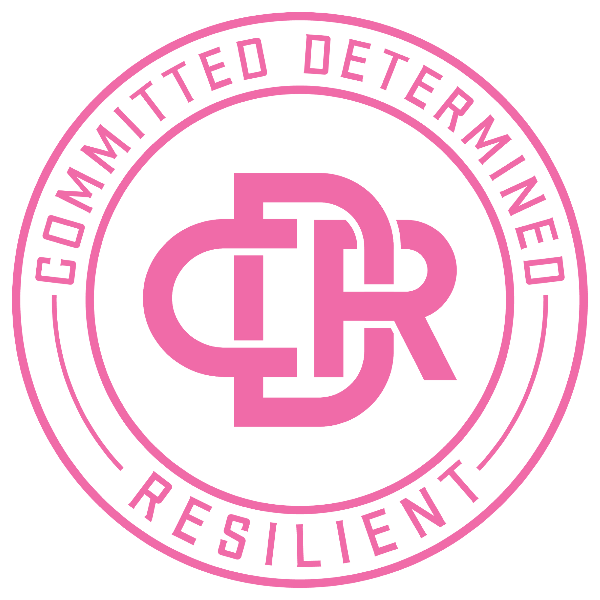 CDR 2D Short Sleeve T-Shirt (PINK LOGO)