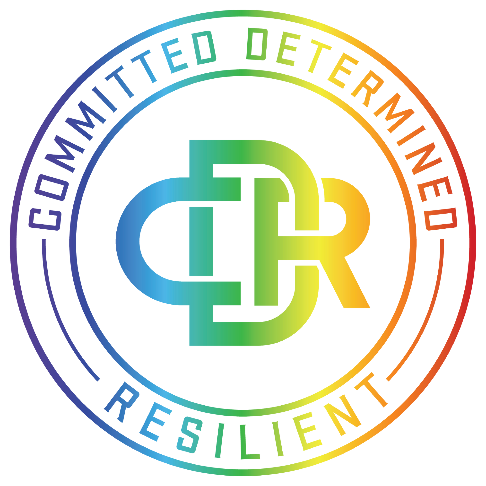 CDR 2D Short Sleeve T-Shirt (RAINBOW LOGO)