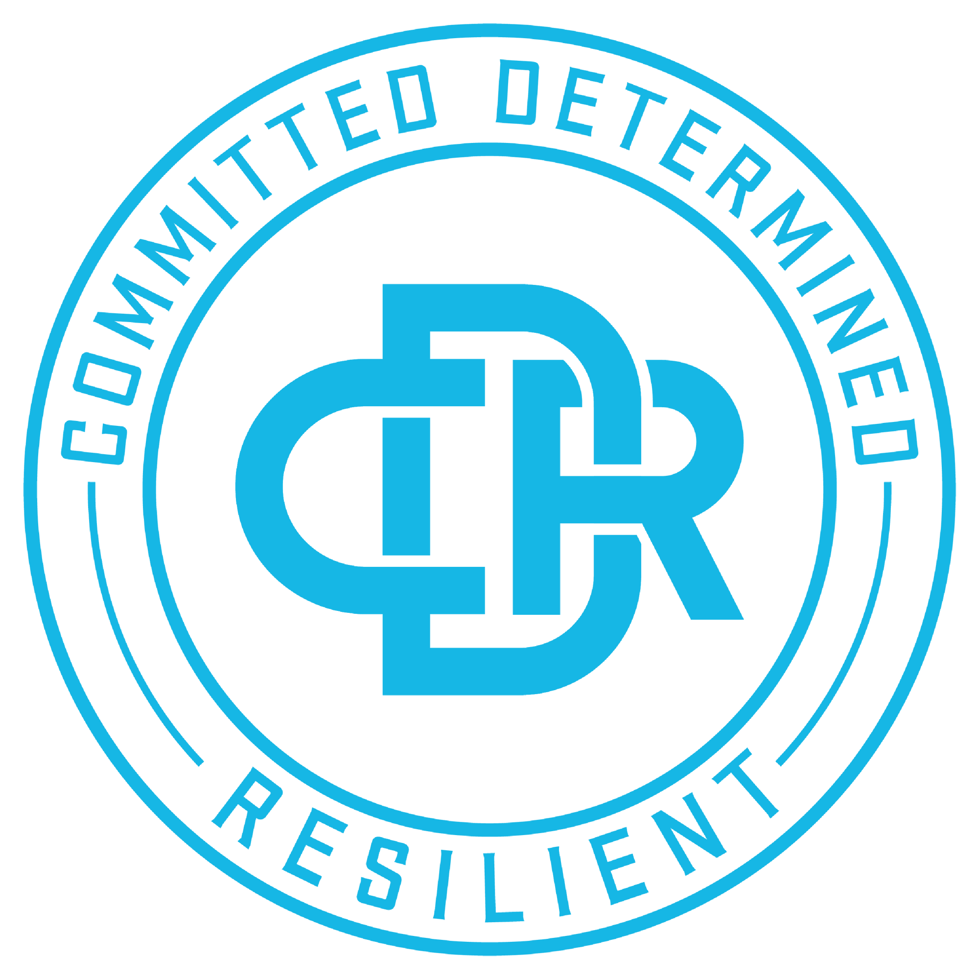 CDR 2D Short Sleeve T-Shirt (CAROLINA BLUE LOGO)
